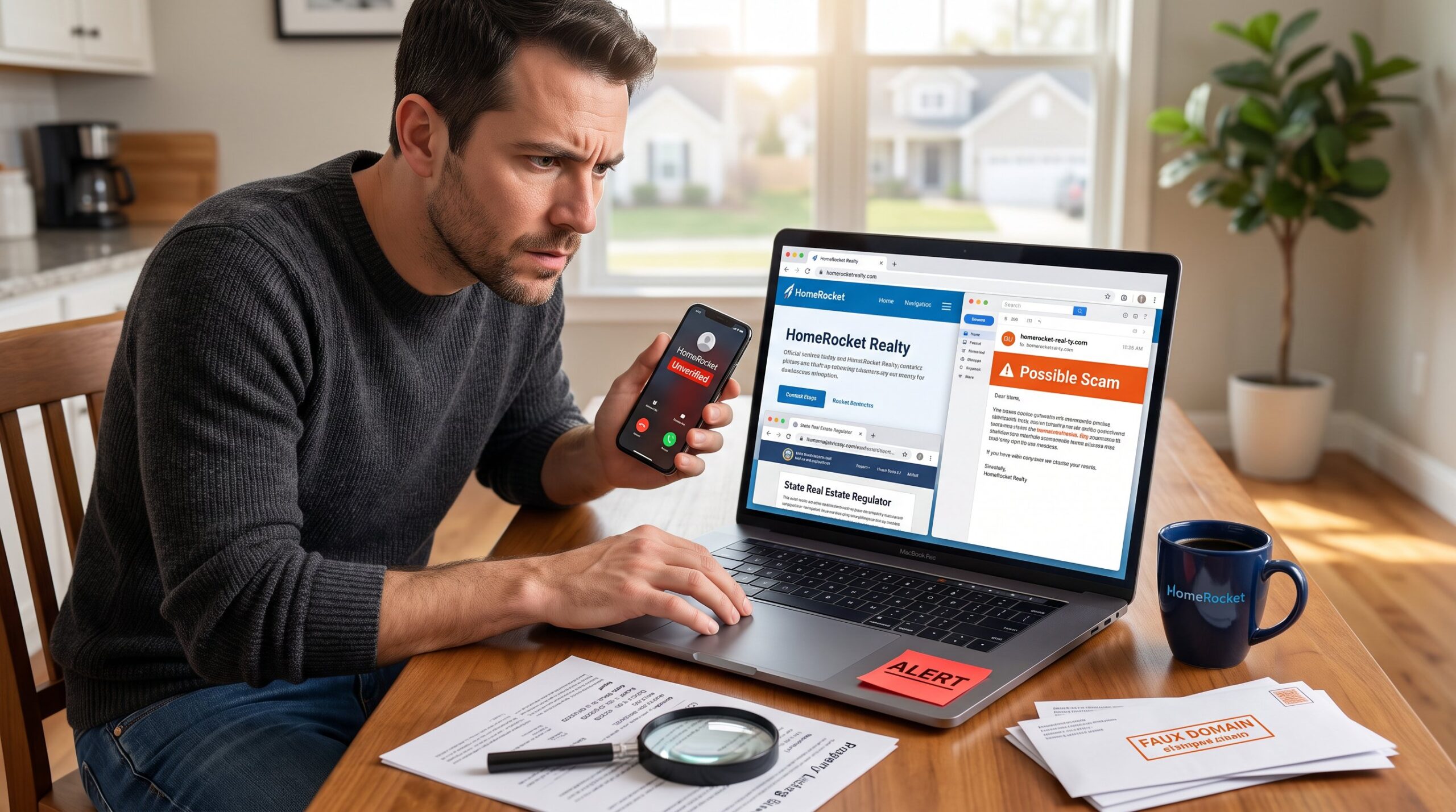 How to Avoid Fake HomeRocket Realty Contact Details